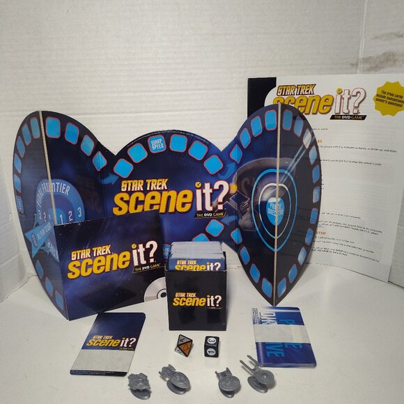 Star Trek Scene It The DVD Game Mattel Trivia Board Game 2008 All Series- Unused - Picture 7 of 8